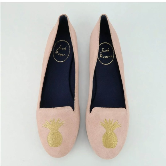 Jack Rogers Shoes - Jack Rogers ANICE Pineapple Suede Flat Pink